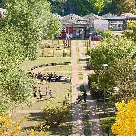 Arena Public Free Parking In Front Of Building